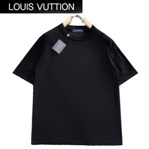 LOUIS VUITTON-031710 루이비통 블랙 모노그램 티셔츠 남성용
