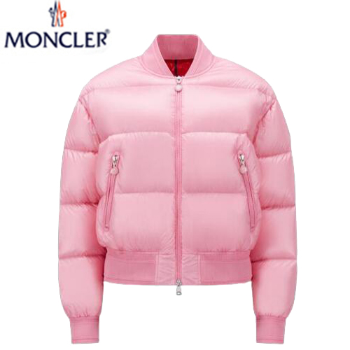 MONCLER-I10931 몽클레어 핑크 Merlat 다운 봄버 재킷 여성용
