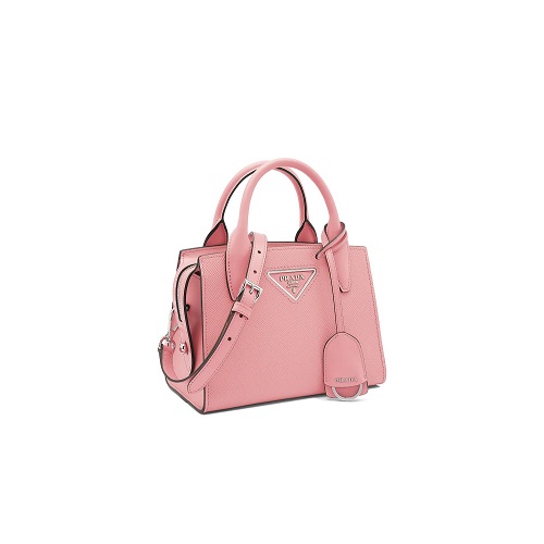 [스페셜오더]PRADA-1BA269 프라다 페탈 핑크 사피아노 트라이앵글 로고 핸드백