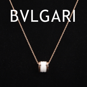 BVLGARI-B002 여성용 목걸이 골드 화이트
