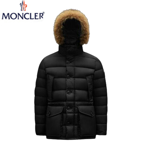 MONCLER-I20911 몽클레어 블랙 Cluny 롱 다운 재킷 남성용