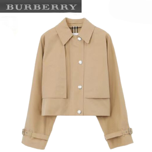 BURBERRY-100411 버버리 베이지 코튼 재킷 여성용