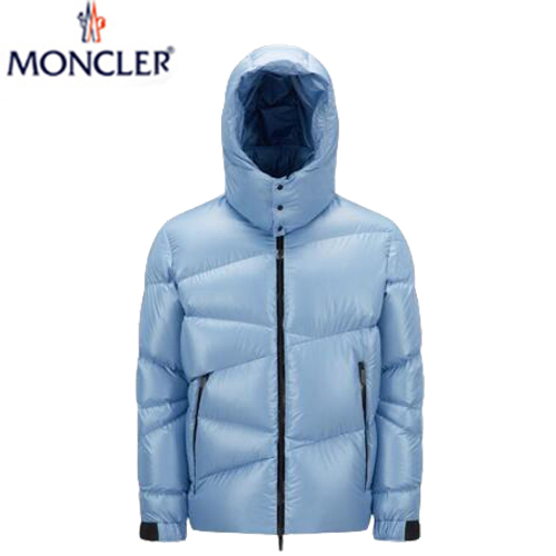 MONCLER-I20911 몽클레어 파우더 블루 Yonne 쇼트 다운 재킷 남성용