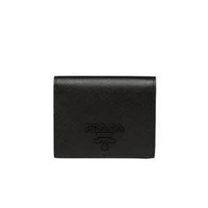 [스페셜오더]PRADA-1MV204 프라다 사피아노 Prada 로고 블랙 지갑