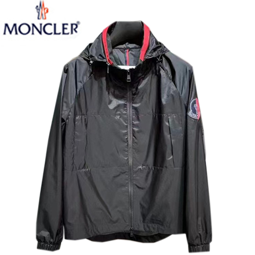 MONCLER-02216 몽클레어 블랙 나일론 바람막이 재킷 남성용