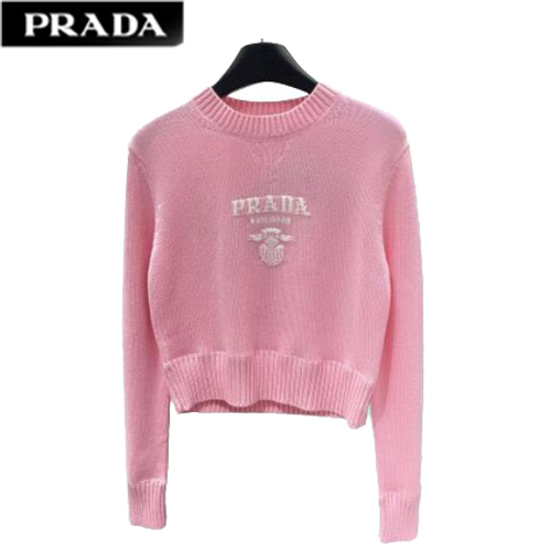 PRADA-011213 프라다 핑크 니트 코튼 스웨터 여성용