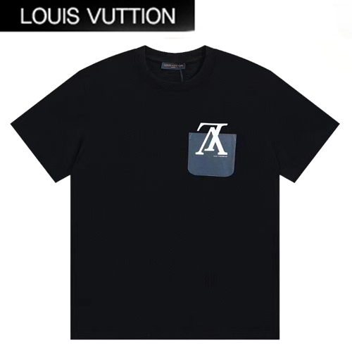 LOUIS VUITTON-02236 루이비통 프린트 장식 티셔츠 남여공용(4컬러)