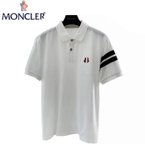 MONCLER-03087 몽클레어 스트라이프 장식 폴로 티셔츠 남성용(2컬러)