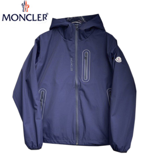 MONCL**-022713 몽클레어 네이비 나일론 바람막이 후드 재킷 남성용