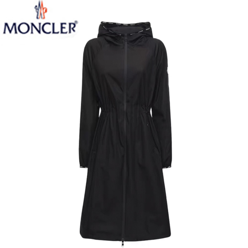 MONCLER-032016 몽클레어 블랙 나일론 바람막이 코트 여성용