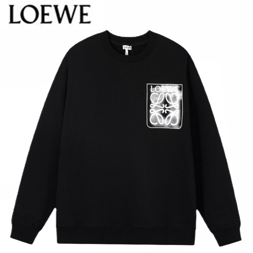 LOEWE-010618 로에베 블랙 아플리케 장식 스웨트셔츠 남여공용