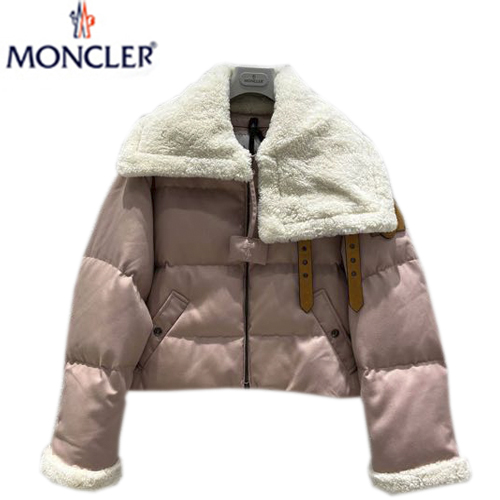 MONCLER-09171 몽클레어 핑크 시어링 패딩 여성용
