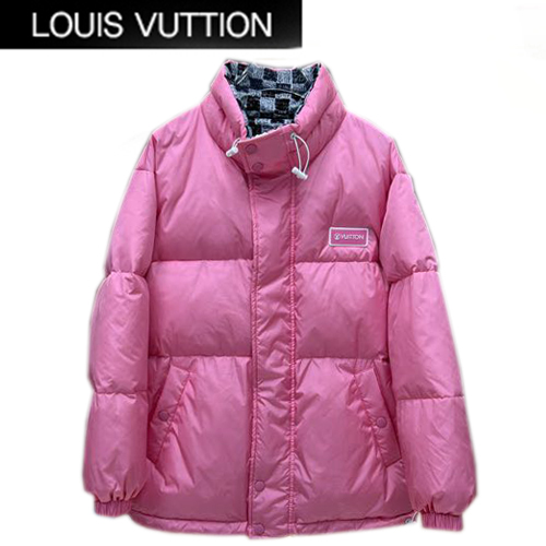 LOUIS VUITTON-10071 루이비통 핑크 다미에 양면 패딩 여성용