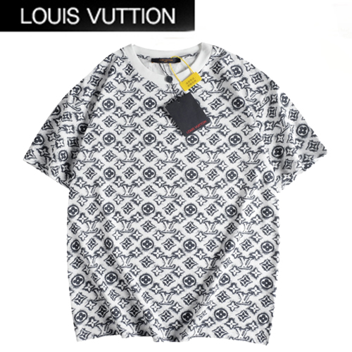 LOUIS VUITTON-03061 루이비통 화이트 모노그램 티셔츠 남성용
