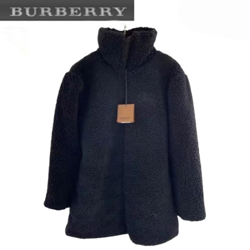 BURBERRY-12072 버버리 블랙 시어링 재킷 여성용