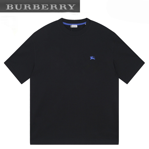 BURBERRY-04132 버버리 블랙 코튼 티셔츠 남성용
