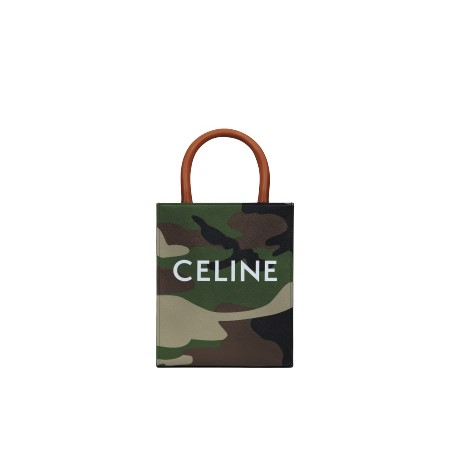 [스페셜오더]CELINE-194372 셀린느 카키 카모플라쥬 CELINE 프린트 미니 버티컬 카바스 백