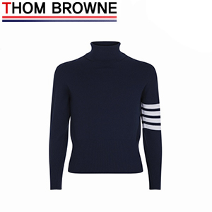 THOM BROWNE-725AP083 톰 브라운 클래식 터틀넥 스트라이프 스웨터 남녀공용 (5컬러)
