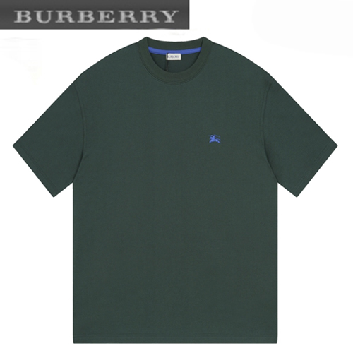 BURBERRY-04133 버버리 그린 코튼 티셔츠 남성용