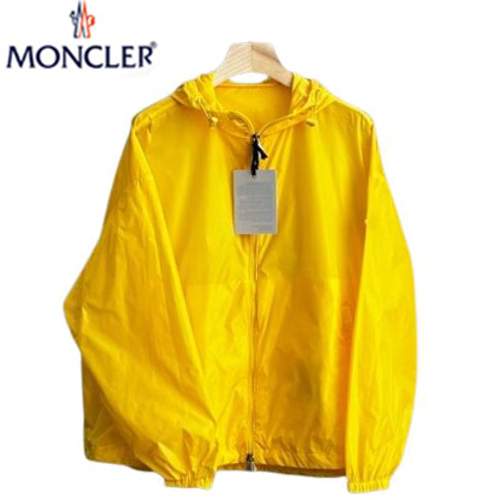 MONCLER-03283 몽클레어 옐로우 나일론 바람막이 후드 재킷 여성용