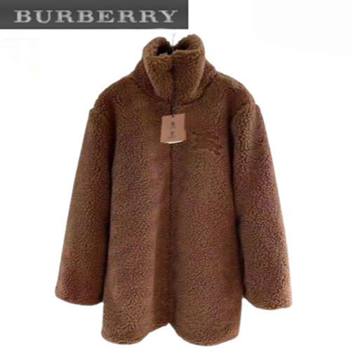 BURBERRY-12073 버버리 브라운 시어링 재킷 여성용