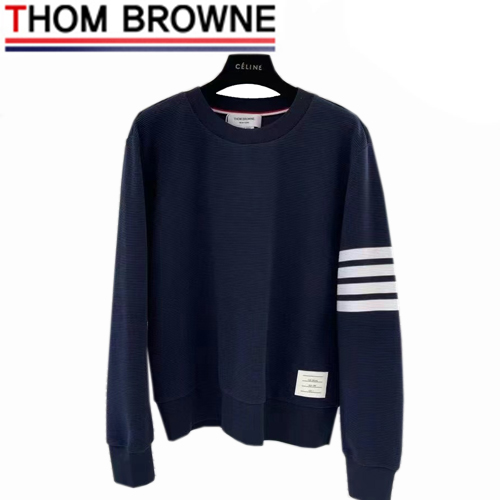 [스페셜오더]THOM BROWNE-02133 톰 브라운 네이비 스트라이프 장식 스웨트셔츠 남성용