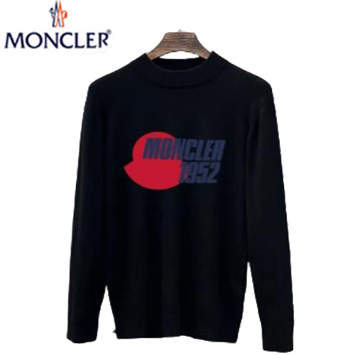 MONCLER-12034 몽클레어 블랙 프린트 장식 스웨터 남여공용