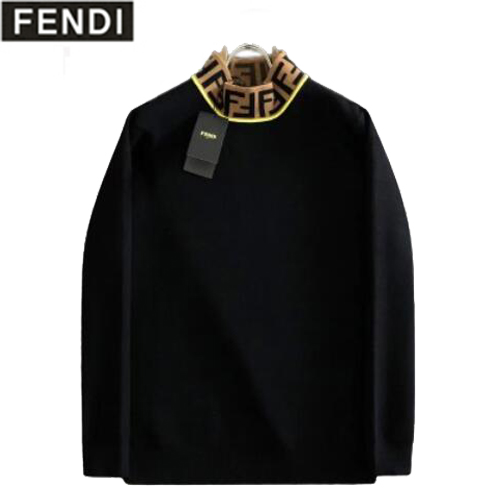 FENDI-11034 펜디 블랙 FF 디테일 스웨터 남성용