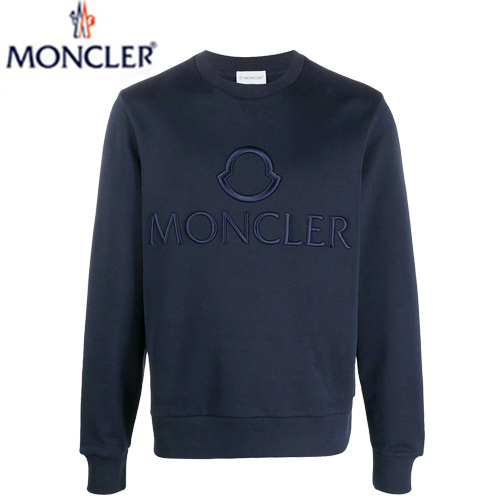 MONCLER-10184 몽클레어 네이비 아플리케 장식 스웨트셔츠 남성용