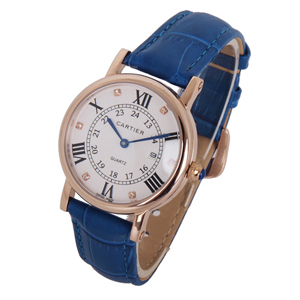 CARTIER-96234 여성용 시계 로즈골드 블루