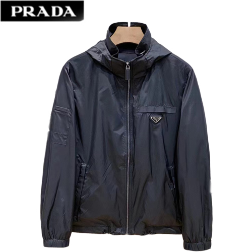 PRADA-02145 프라다 트라이앵글 로고 바람막이 재킷 남성용(2컬러)
