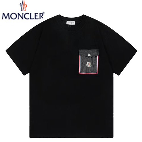 MONCLER-04035 몽클레어 블랙 포켓 장식 티셔츠 남성용