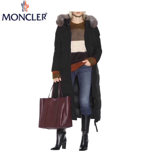 MONCLER-10282 몽클레어 블랙 롱 패딩 여성용