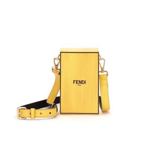 [스페셜오더]FENDI-7VA519 펜디 옐로우 버티컬 박스 숄더백