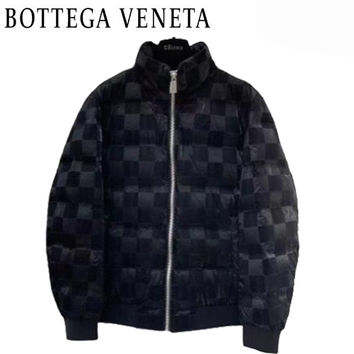 BOTTEGA VENETA-12077 보테가 베네타 블랙 울 스퀘어 패딩 남성용