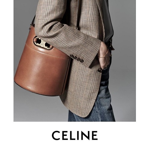 [퍼팩트버젼]CELINE-193043 셀린느 카멜 트리오페 메일론 버킷 백 | 블랙핑크 리사 가방