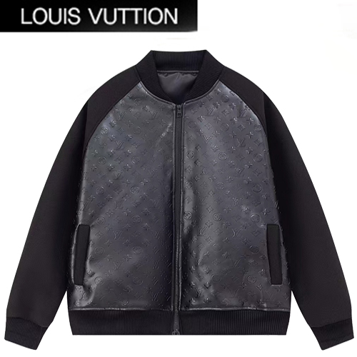 LOUIS VUITTON-09048 루이비통 블랙 모노그램 봄버 재킷 남성용