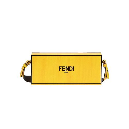 [스페셜오더]FENDI-7VA520 펜디 옐로우 호리젠탈 박스 숄더백