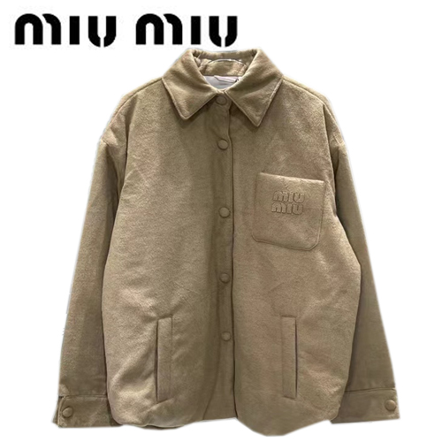 MIUMIU-10199 미우미우 베이지 누벅 재킷 여성용