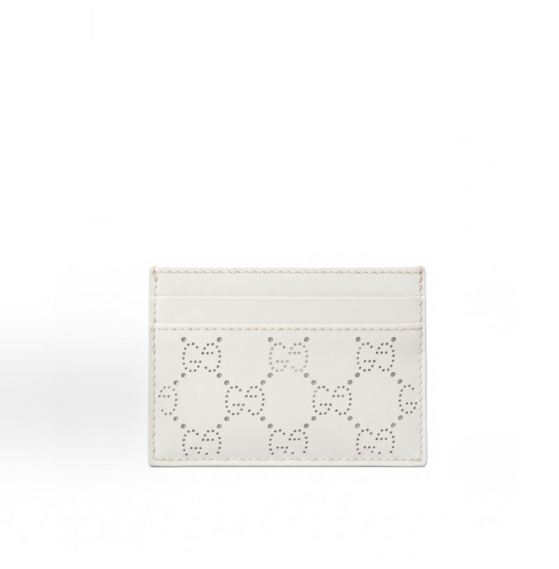   [스페셜오더]GUCCI-876084AAG3G9214 구찌 퍼포레이티드 GG 카드 케이스