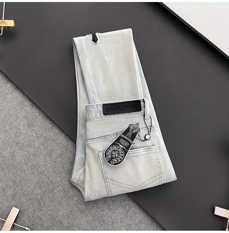 Chrome Hearts-07285 크롬하츠 클래식 캐주얼 스트레치 청바지