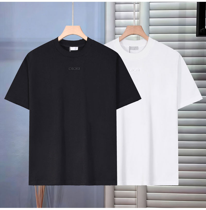 DIOR-05081 디올 2026SS 봄/여름 최신 크루넥 자수 패션 반팔 티셔츠