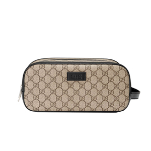 GUCCI-406395 9769 구찌 GG 수프림 캔버스 토일렛 케이스 