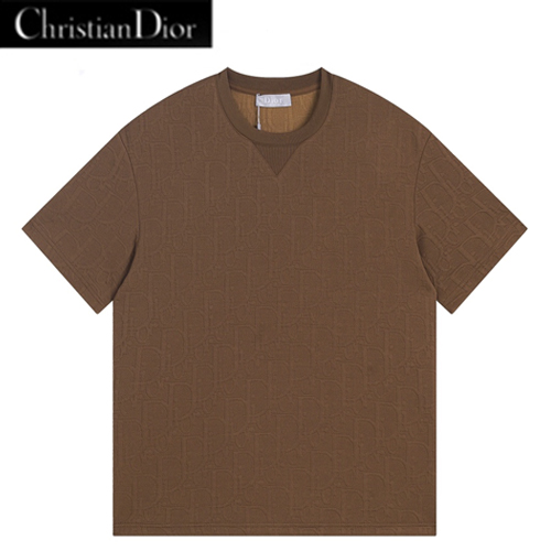 DIOR-07125 디올 브라운 Dior Oblique 티셔츠 남여공용