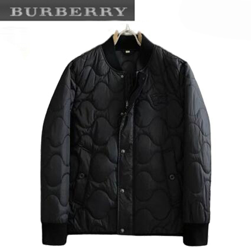 BURBERRY-102510 버버리 블랙 나일론 퀄팅 재킷 남성용
