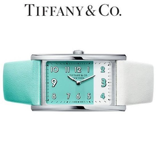 [스페셜오더]Tiffany&Co-티파니 이스트 웨스트 쿼츠 스틸 2핸드 여성시계 37mm