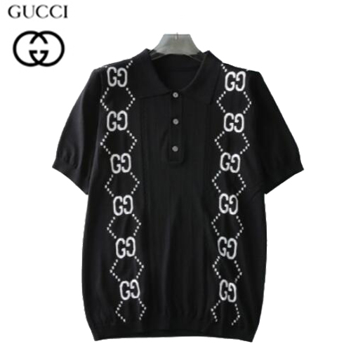 GUCCI-06227 구찌 블랙 GG 폴로 티셔츠 남성용