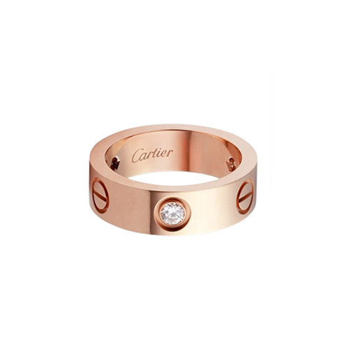 [스페셜오더]Cartier-B4087500 까르띠에 로즈 골드 3 다이아몬드 클래식 LOVE 링