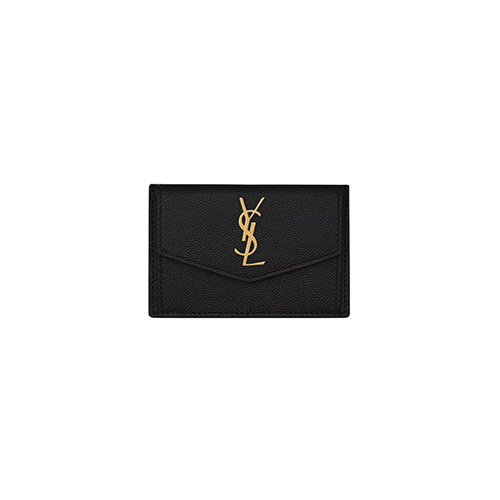 [스페셜오더]SAINT LAURENT-582305 생 로랑 블랙 업타운 플랩 카드 케이스