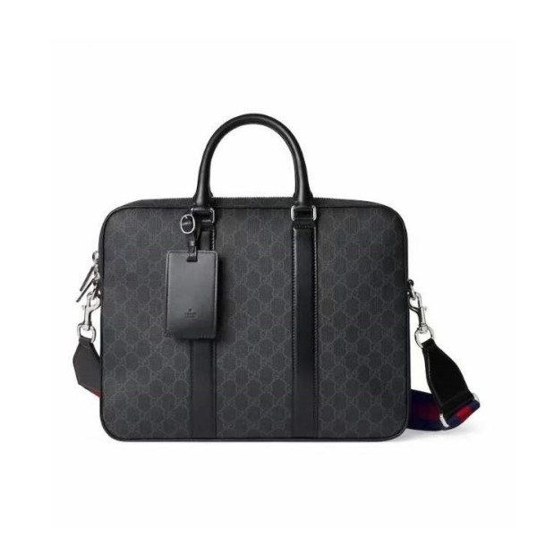 [스페셜오더]GUCCI-792077 구찌 블랙 GG 브리프케이스 서류가방 36cm